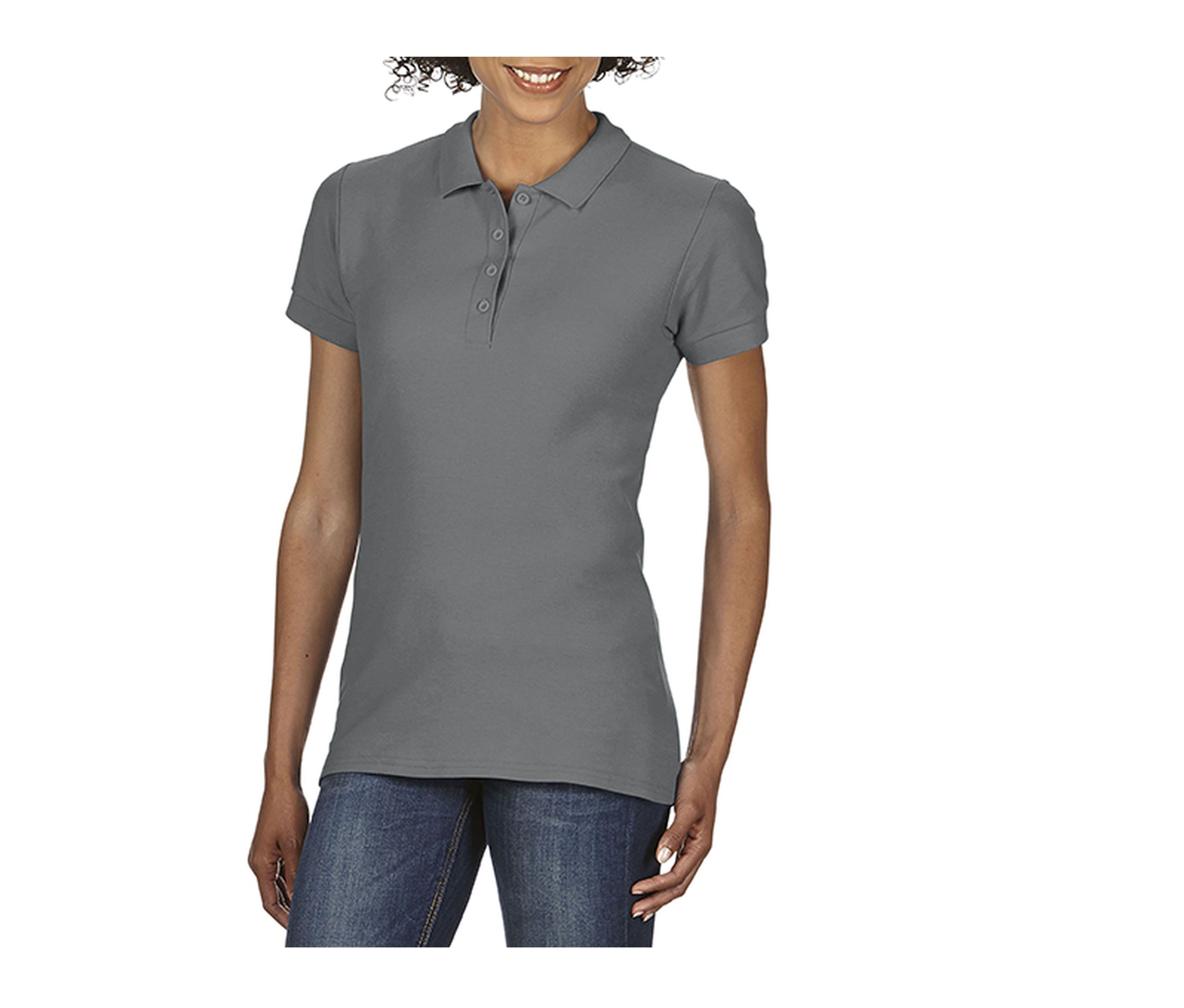 SOFTSTYLE POLO MUJER DOBLE PIQUE