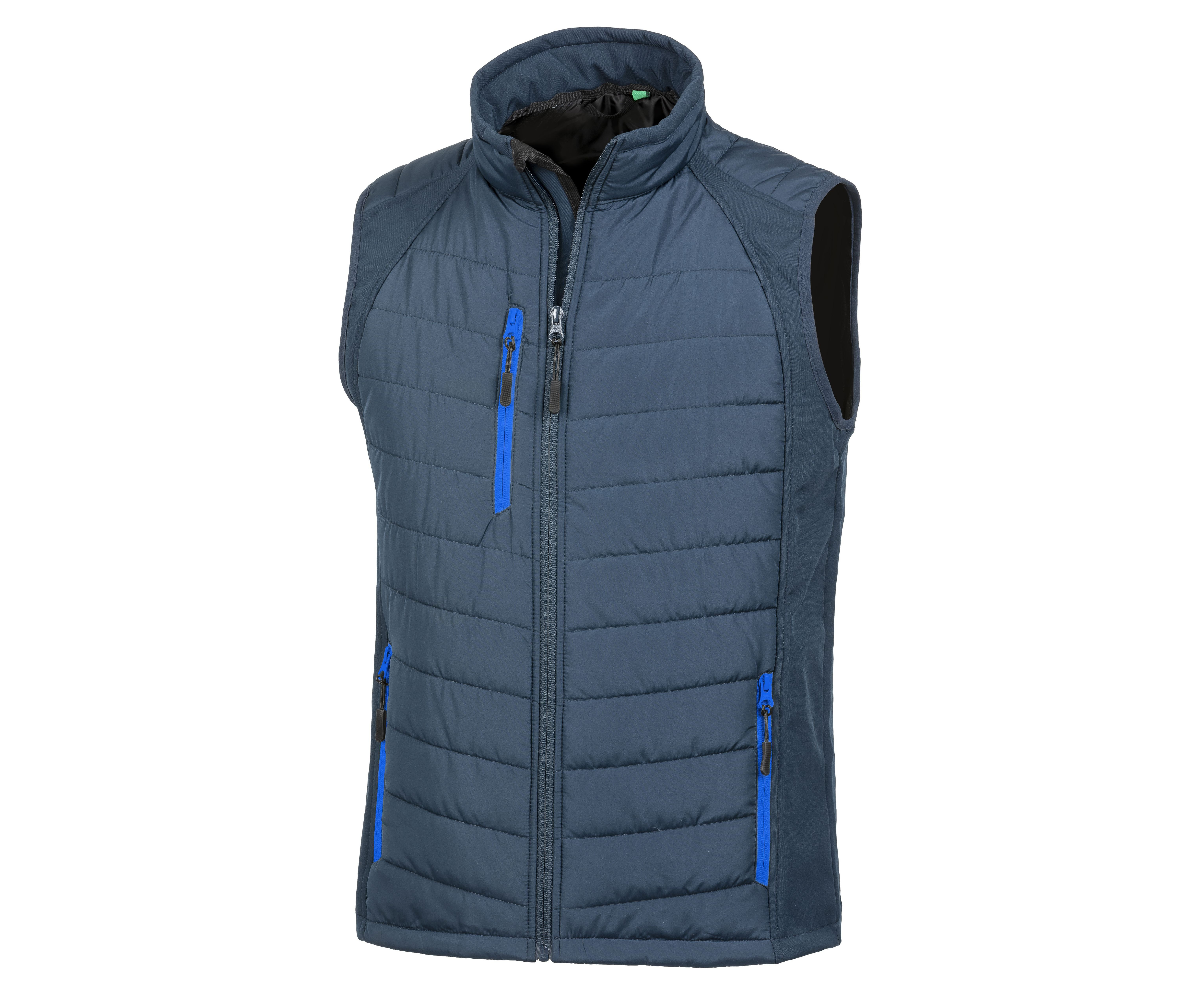 BLACK COMPASS PADDED SOFTSHELL JACKET