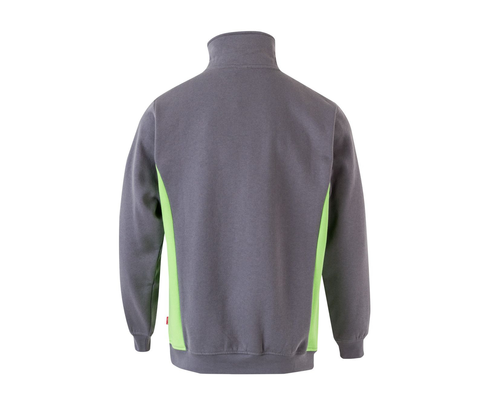 SUDADERA BICOLOR CREMALLERA EN EL CUELLO