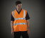 HI-VIS 2 BAND AND BRACES WAISTCOAT
