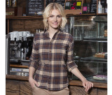 Ladies' Checked Blouse Urban-Style